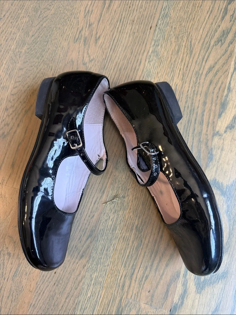 Nina Black Patent Mary Jane Dress Shoes for Kids